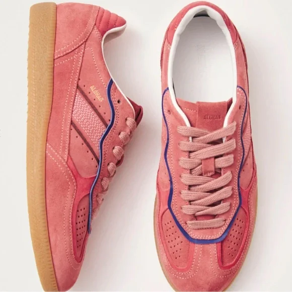 NWOT Alohas TB.490 Rife Pink Leather Sneakers Size 39/8-8.5 Women’s - Picture 3 of 15